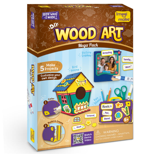 DIY Wooden Art & Painting Mega Kit