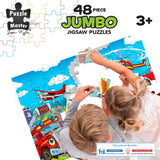 48 Piece Jumbo Floor Puzzle Fire Emergency