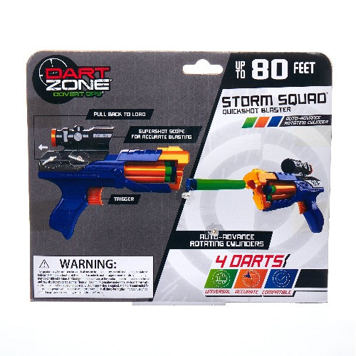 Dart Zone Storm Squad Blaster - Blue