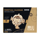 ROKR Perpetual Calendar 3D Wooden Puzzle LK201