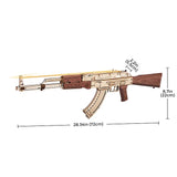 Robotime ROKR AK-47 Assault Rifle Toy Gun 3D Wooden Puzzle LQ901