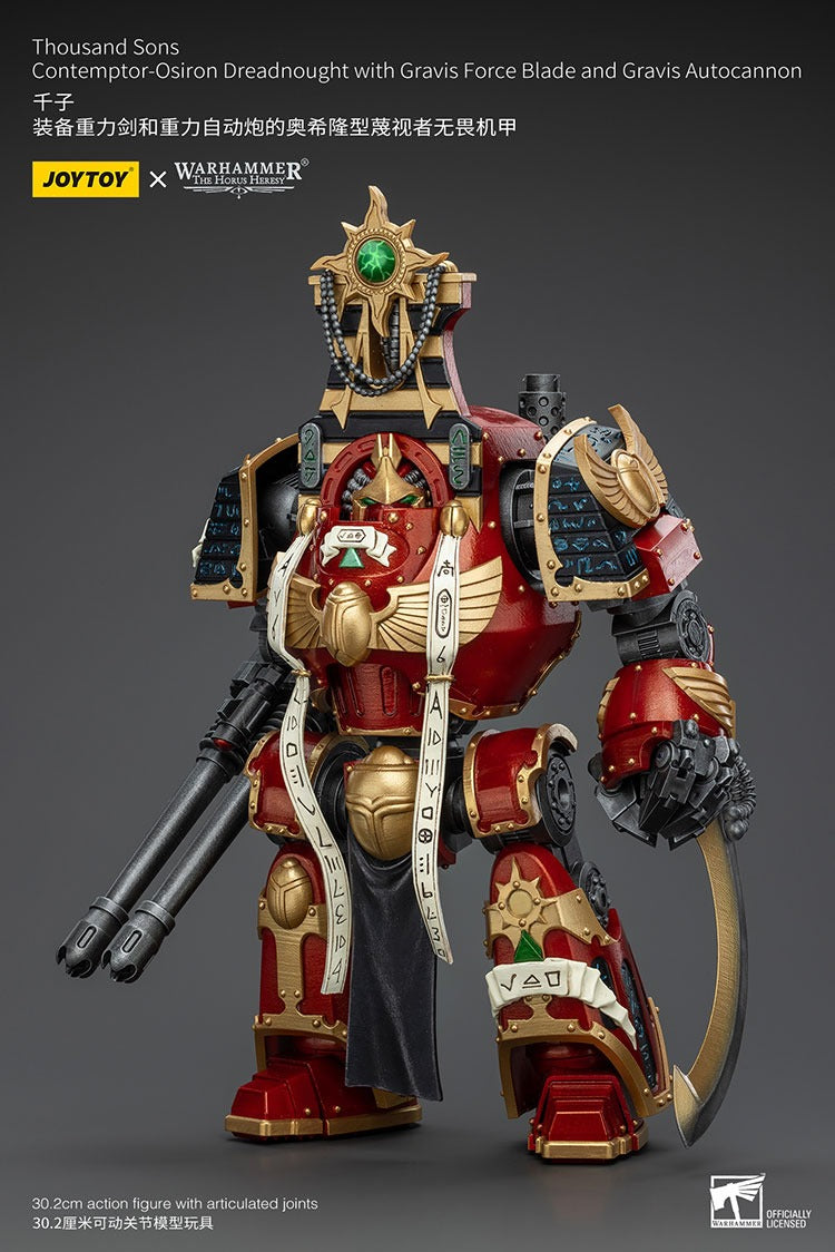 Thousand Sons Contemptor-Osiron Dreadnought with Gravis Force Blade and Gravis Autocannon JT8636