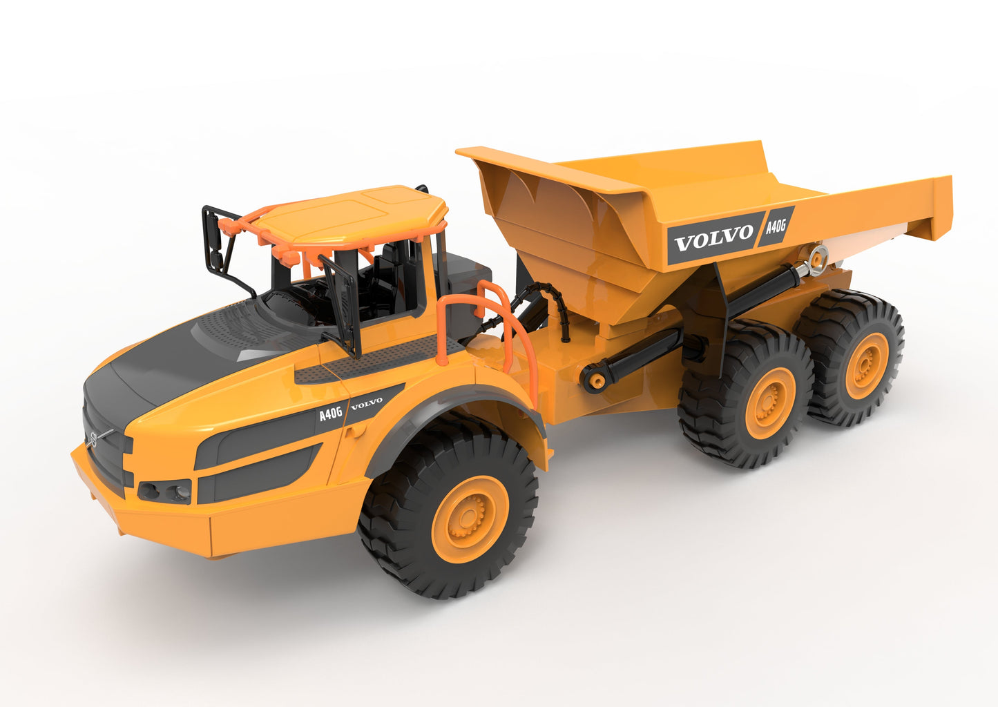 Double E Licensed Volvo Rc Dump Truck 1/26 Scale