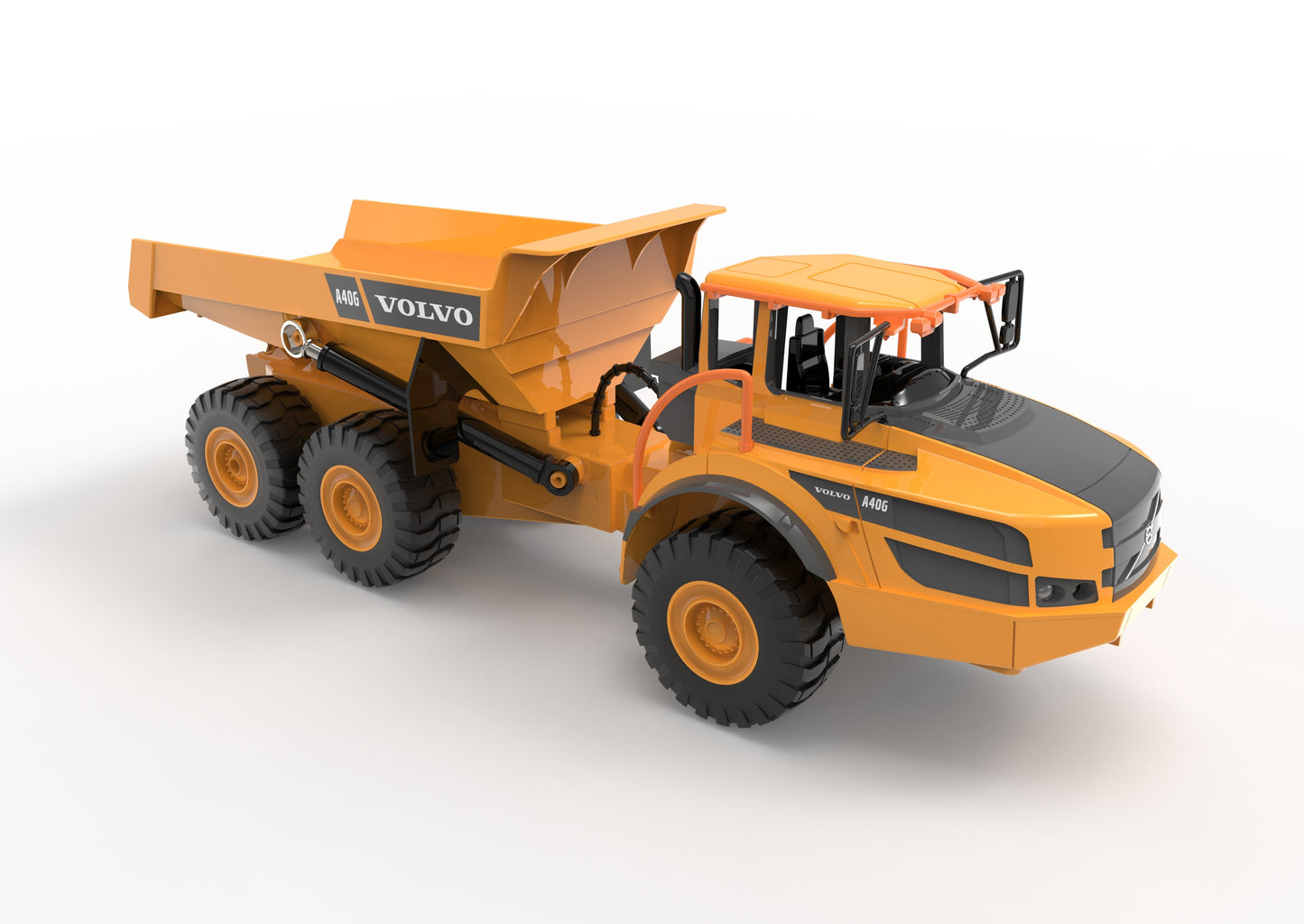 Double E Licensed Volvo Rc Dump Truck 1/26 Scale