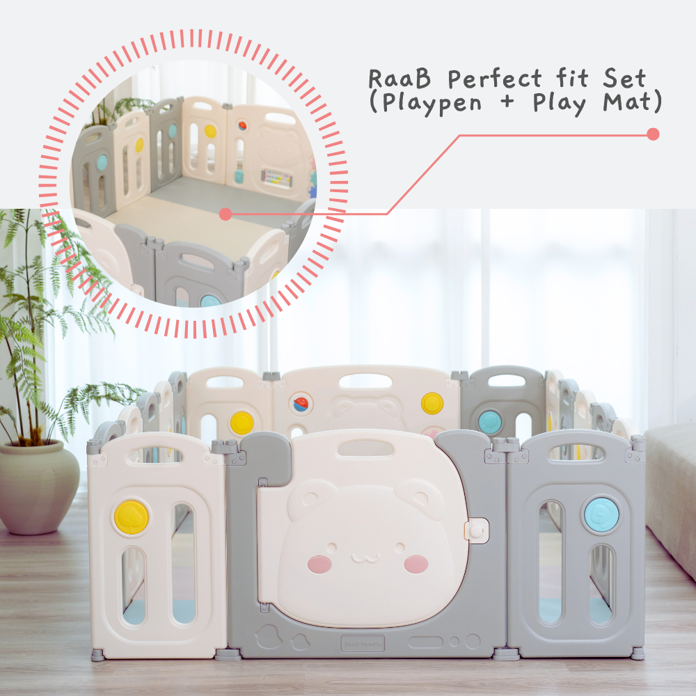 Raccoon Playpen - Fun Sensory Perfect Fit Set