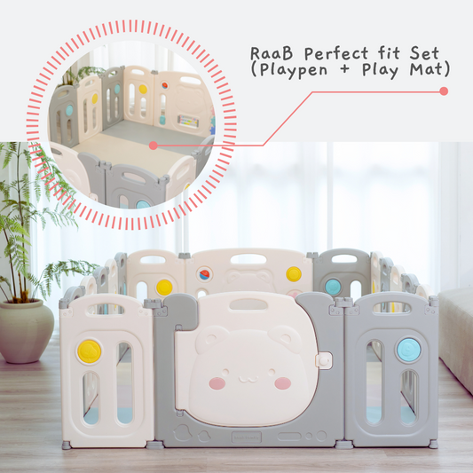 Raccoon Playpen - Fun Sensory Perfect Fit Set