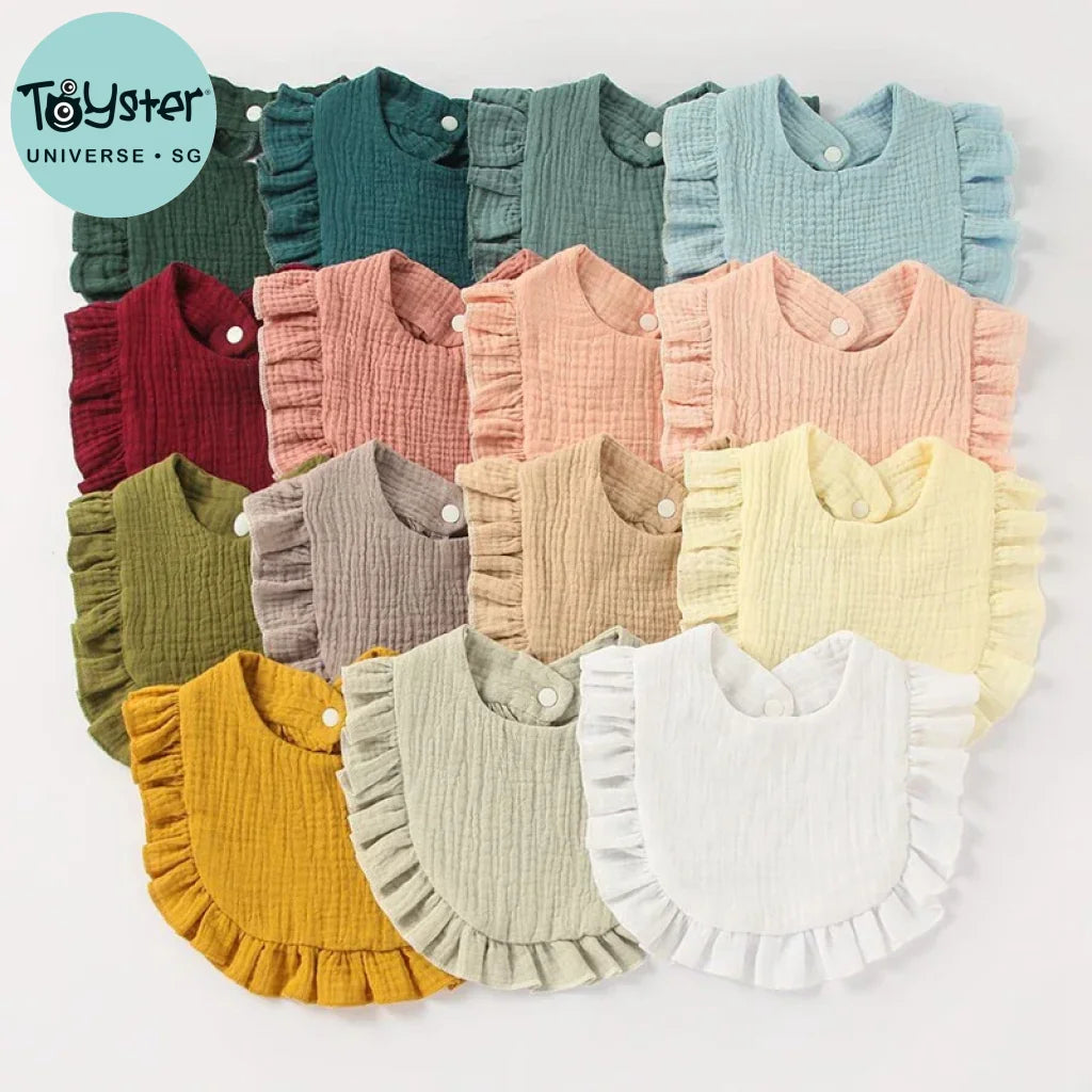 10Pcs/Set Korean Style Baby Bibs Cotton