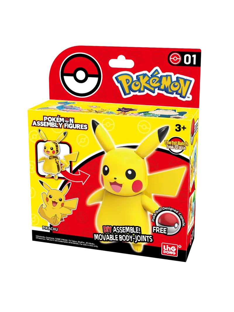 Pokemon Assembly Figures- Pikachu