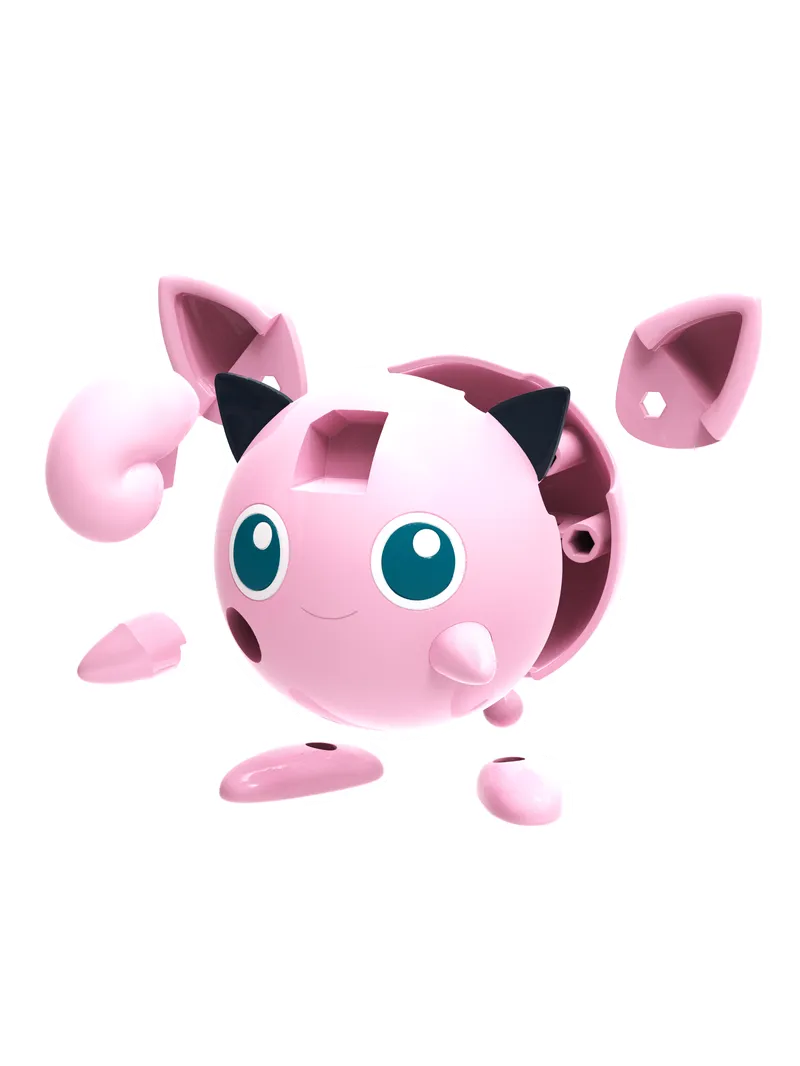 Pokemon Assembly Figures- Jigglypuff