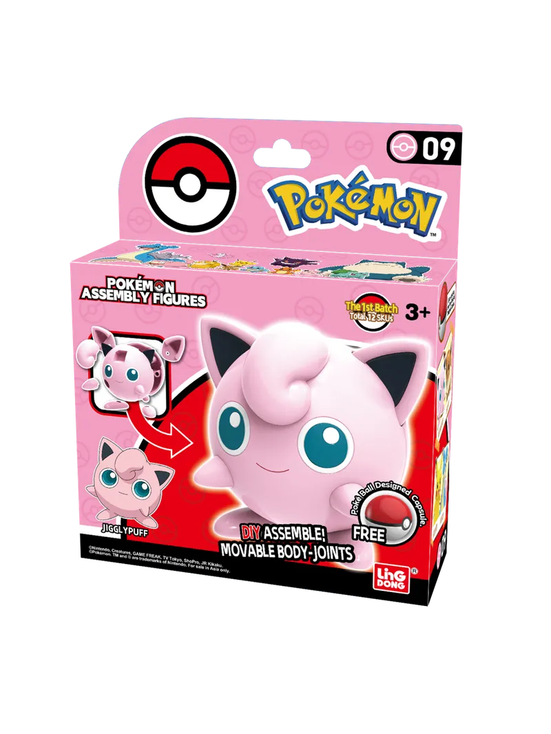 Pokemon Assembly Figures- Jigglypuff