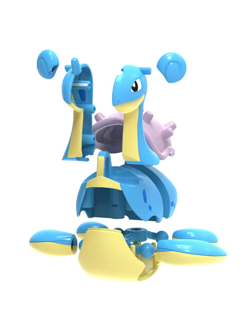 Pokemon Assembly Figures- Lapras