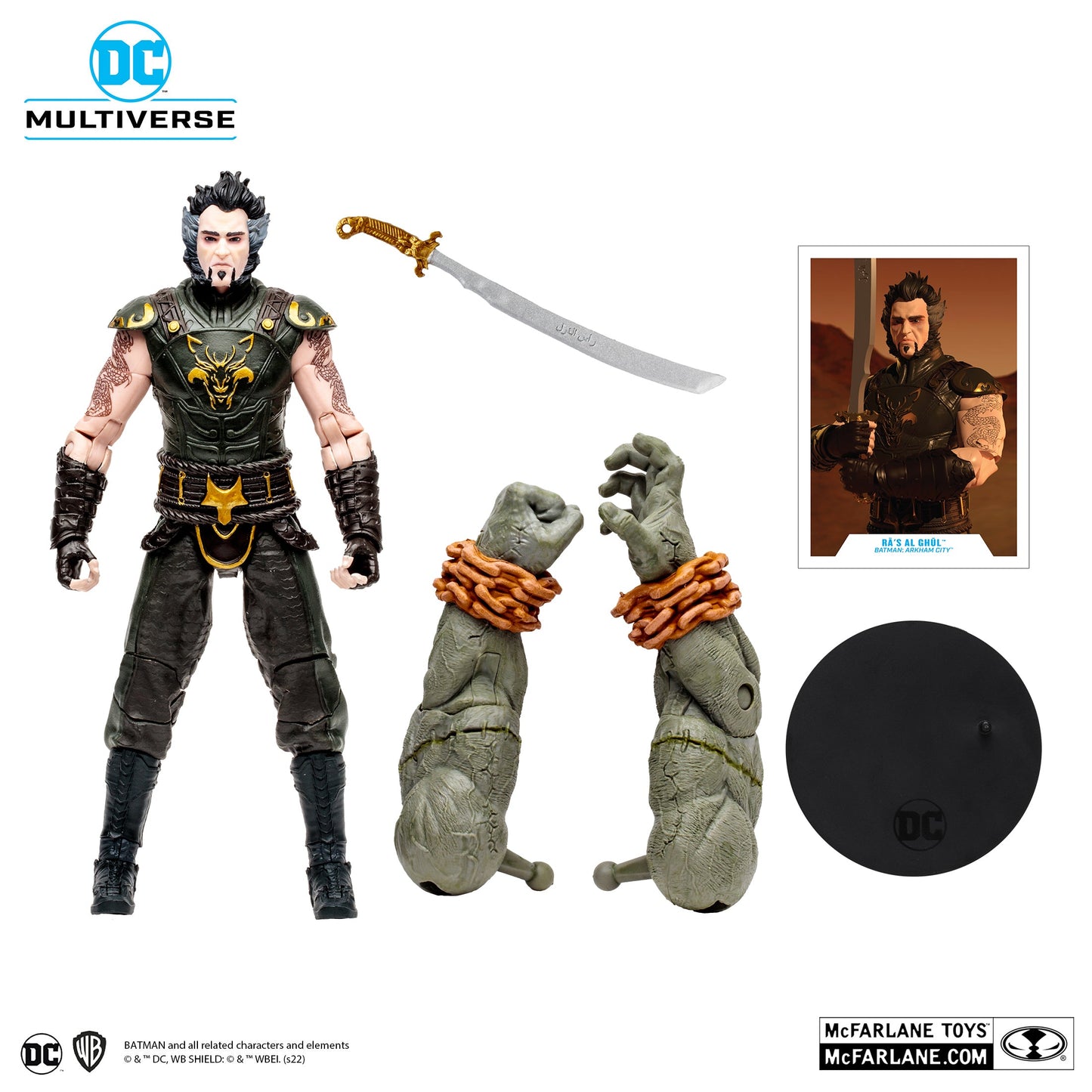 Mcfarlane Dc Multiverse Ras Al Ghul (Batman: Arkham City Build-A)