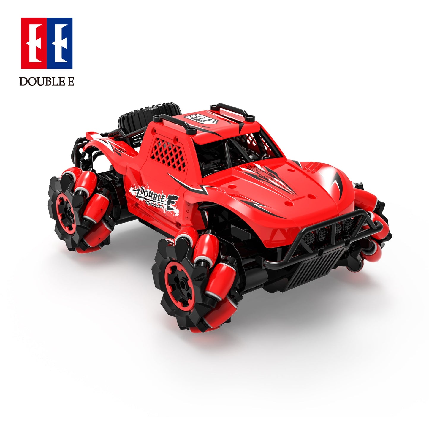 Double E Mecanum Wheels Rc Stunt Drift De-Omnidirectional Buggy 1/18 Scale E346-003