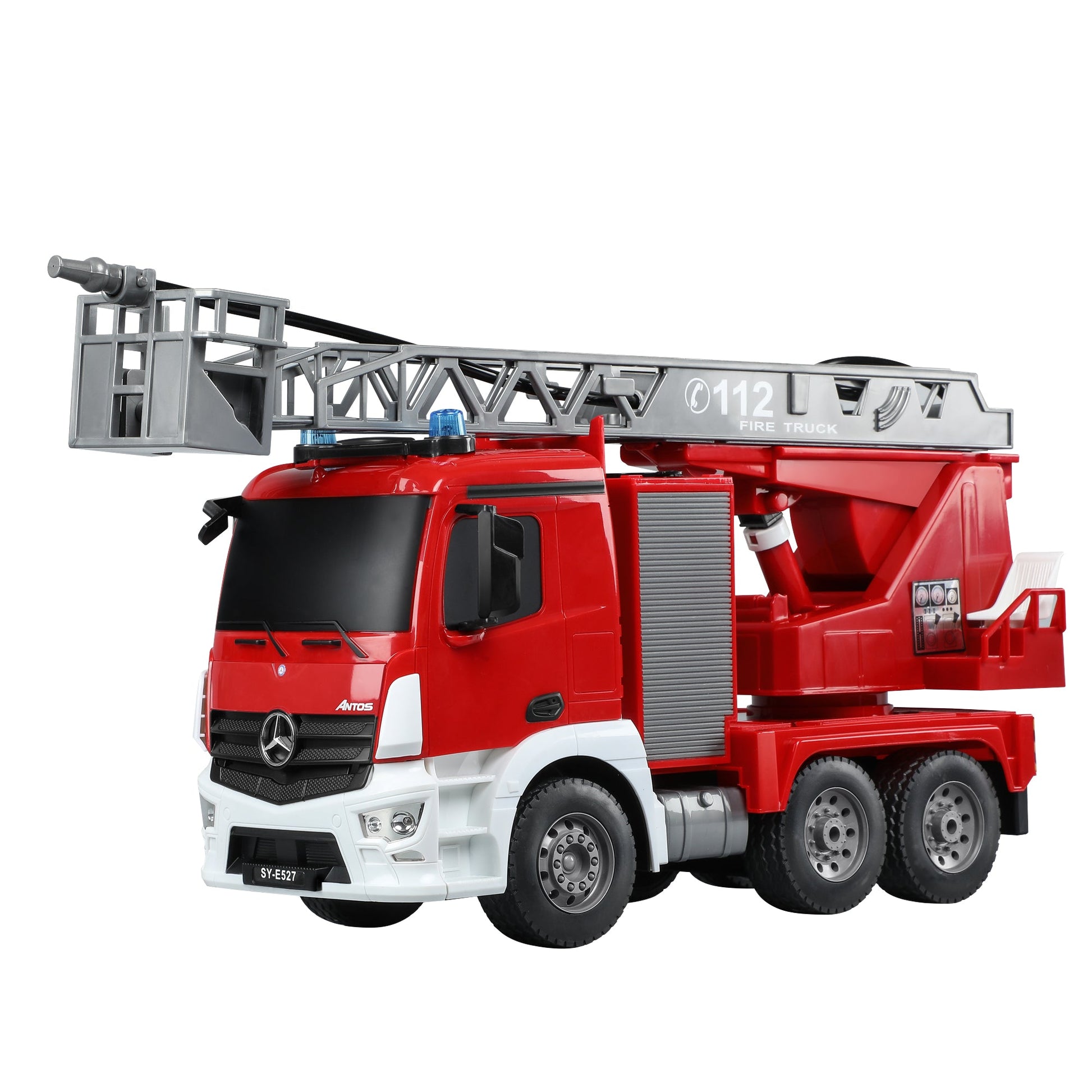 Double E Licensed Mercedes Benz Rc Antos Fire Truck 1/20 Scale E527-003