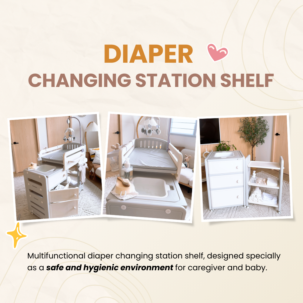 Diaper Changing Station Shelf
