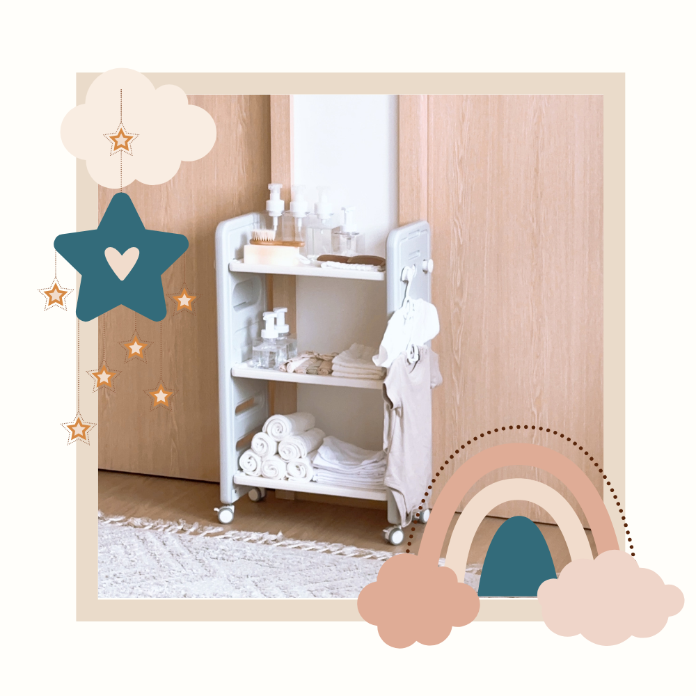 Diaper Changing Station Shelf