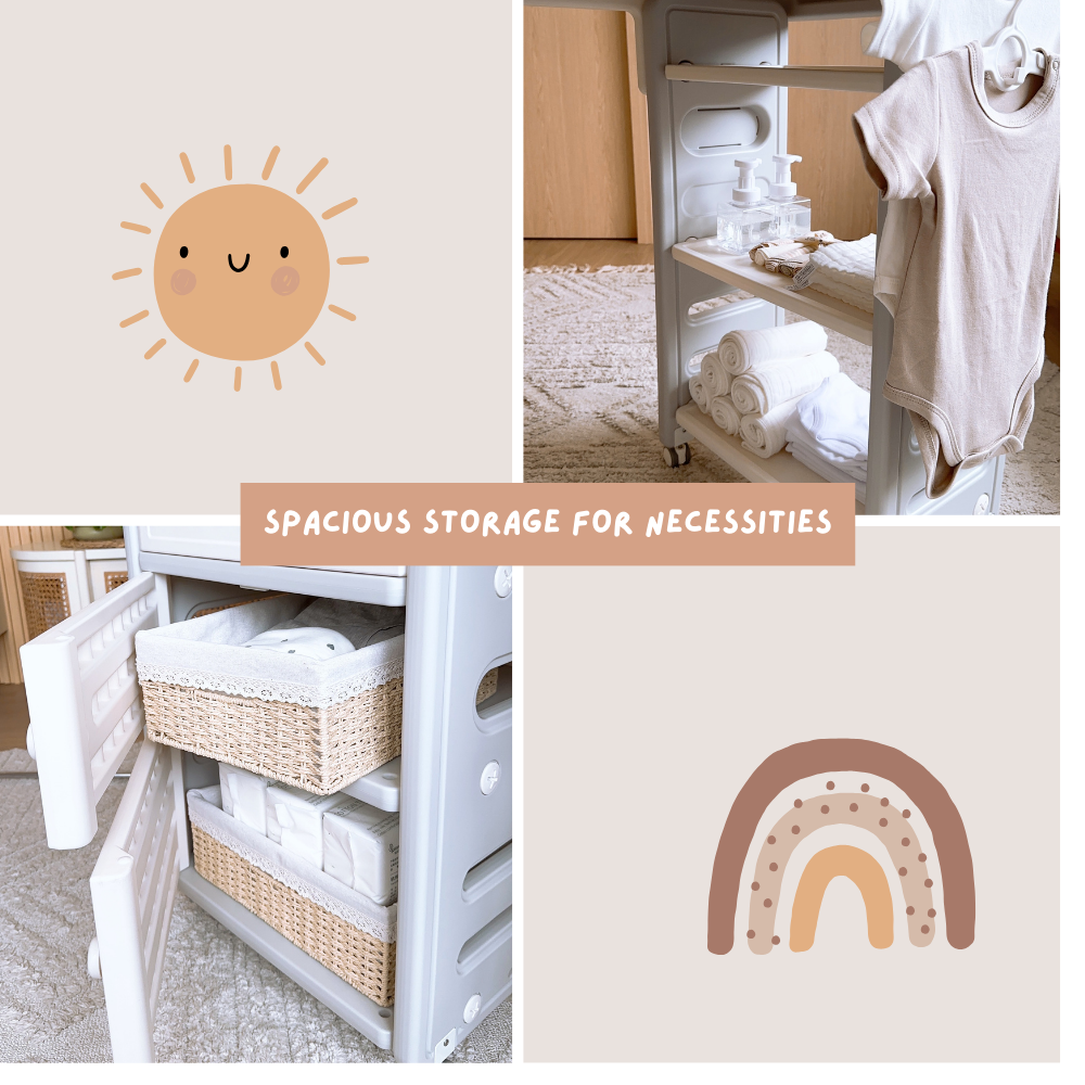 Diaper Changing Station Shelf