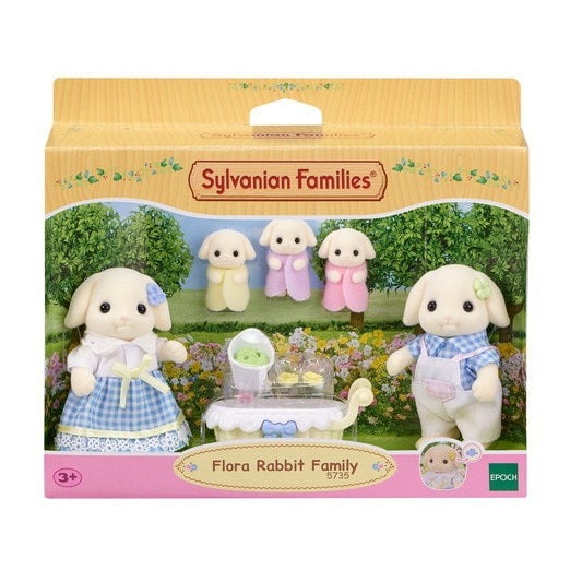 Sylvanian Families Flora Rabbit Family