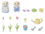 Sylvanian Families Blossom Gardening Set - Flora Rabbit Sister & Brother