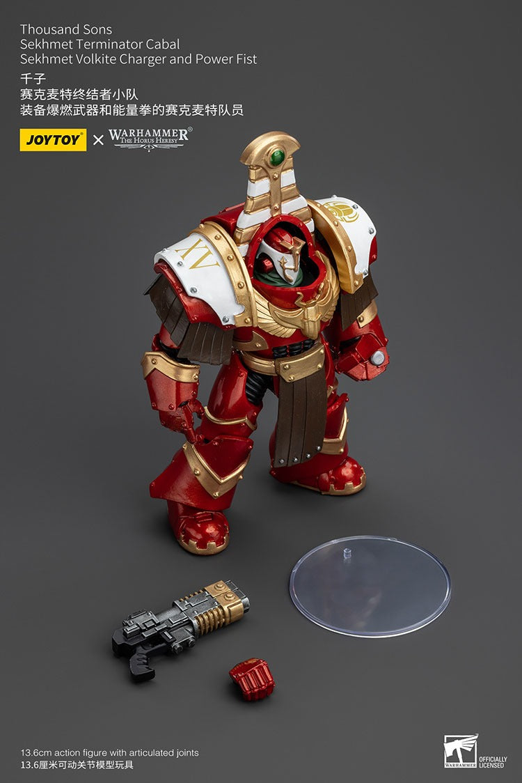 Thousand Sons: Sekhmet Terminator Cabal Sekhmet Volkite Charger And Power Fist JT8612