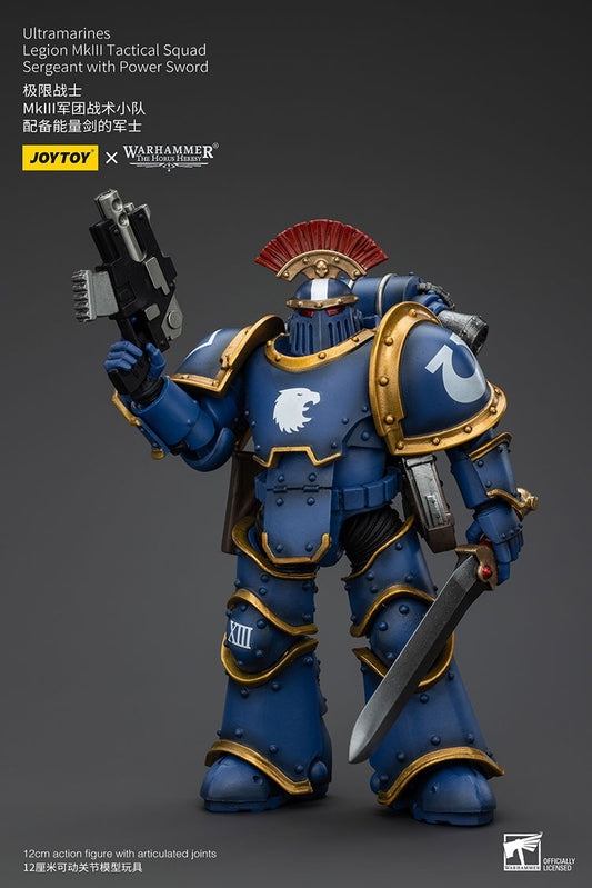 Ultramarines Legion MKIII Tactical Squad Sergeant with Power Sword JT00102