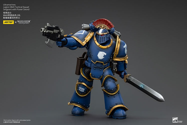 Ultramarines Legion MKIII Tactical Squad Sergeant with Power Sword JT00102