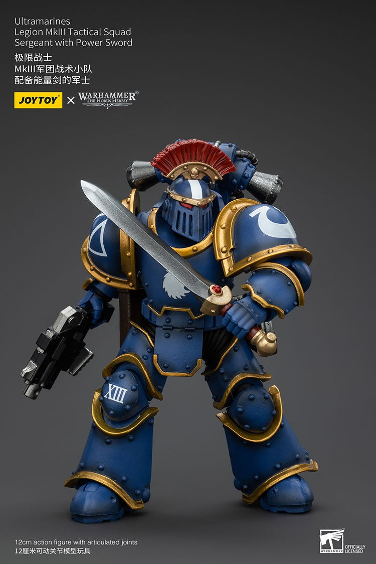 Ultramarines Legion MKIII Tactical Squad Sergeant with Power Sword JT00102