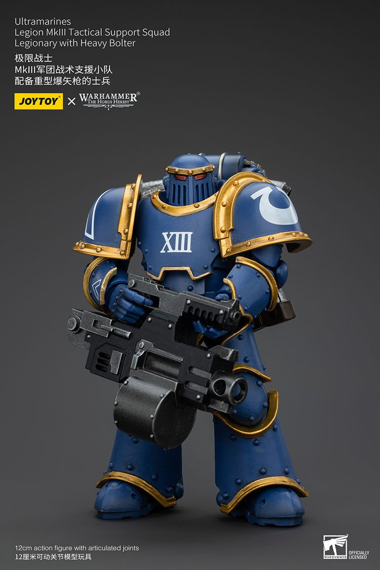 Ultramarines Legion MKIII Tactical Support Squad Legionary with Heavy Bolter JT00119