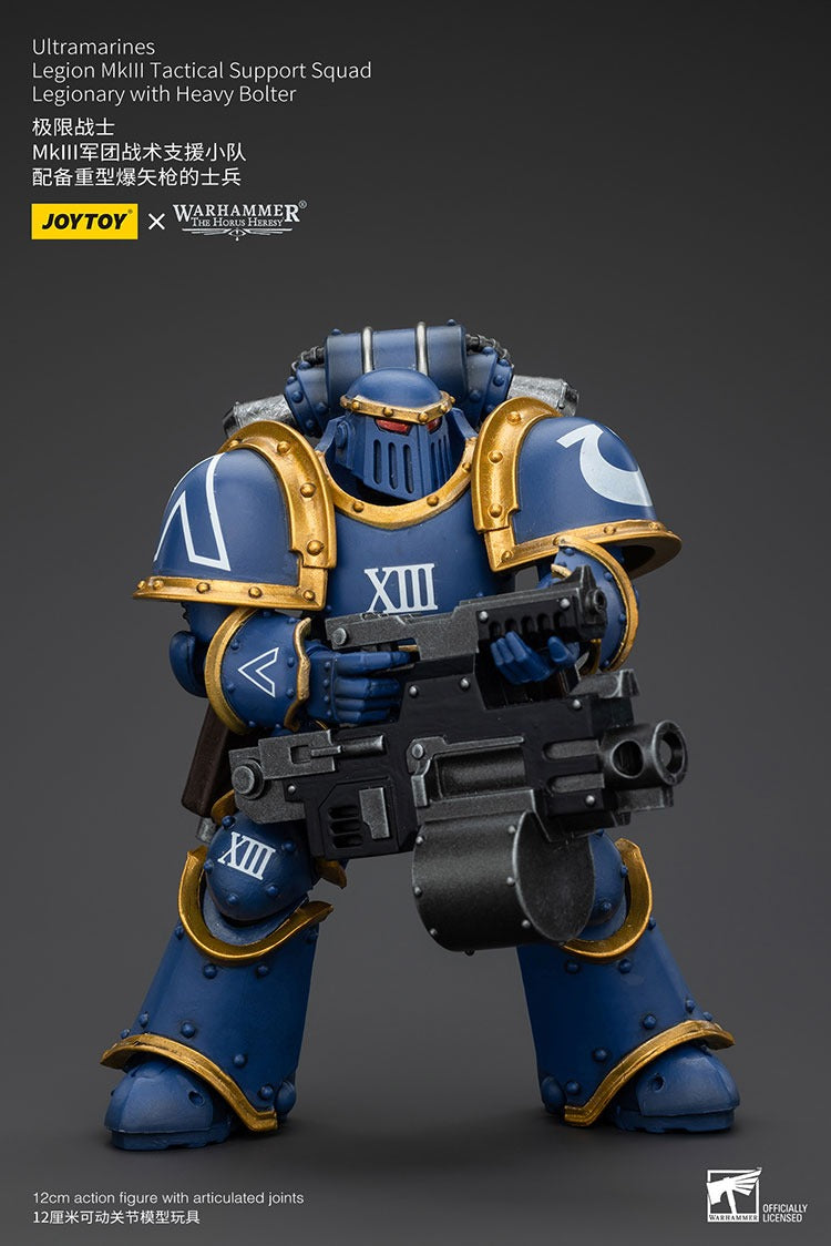 Ultramarines Legion MKIII Tactical Support Squad Legionary with Heavy Bolter JT00119