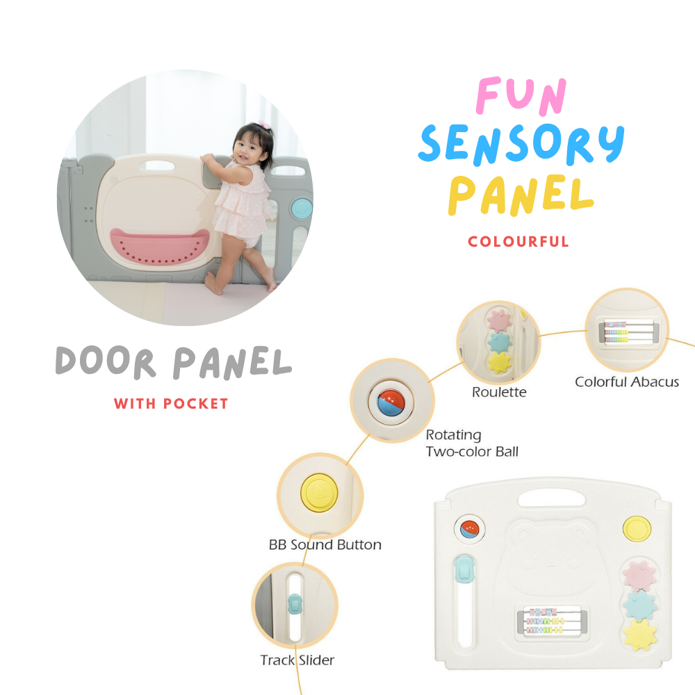 Raccoon Playpen - Fun Sensory Perfect Fit Set