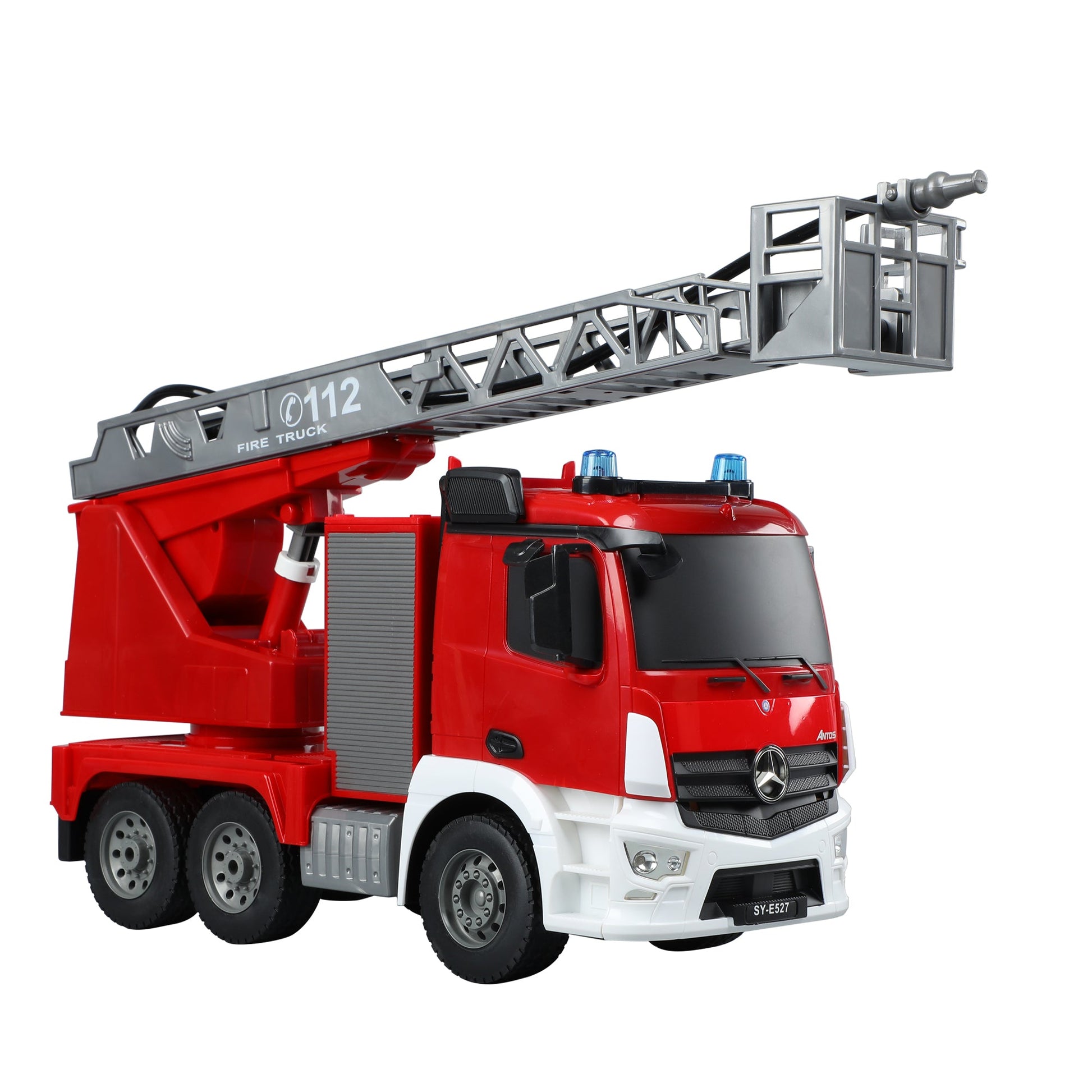 Double E Licensed Mercedes Benz Rc Antos Fire Truck 1/20 Scale E527-003