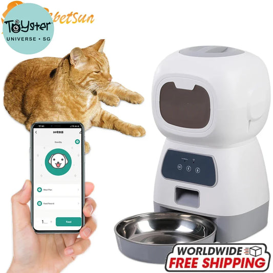 3.5L Automatic Pet Slow Dispenser WiFi Smart Swirl