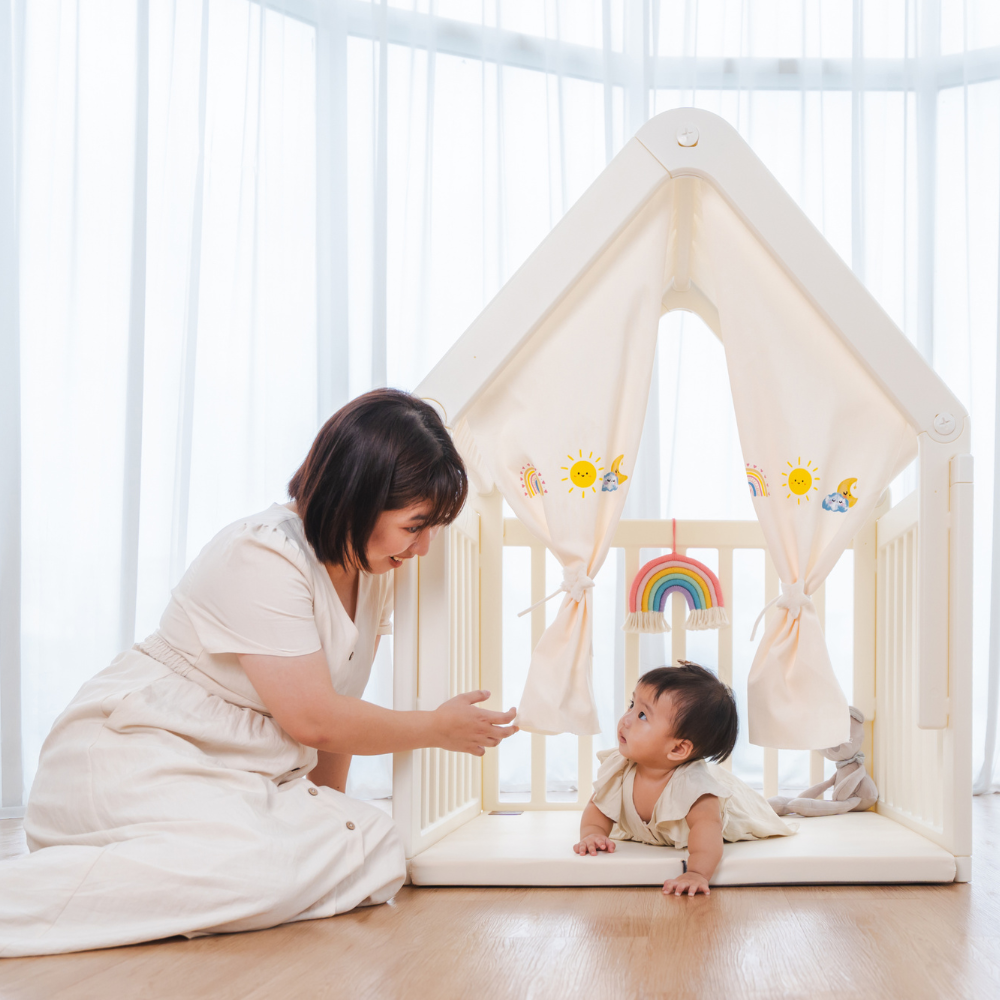 DreamNest Playpen House (with Fabric Canopy)