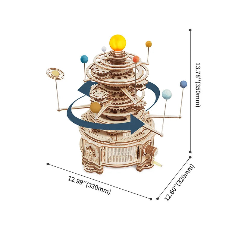 Robotime ROKR Mechanical Orrery ST001 3D Wooden Puzzle