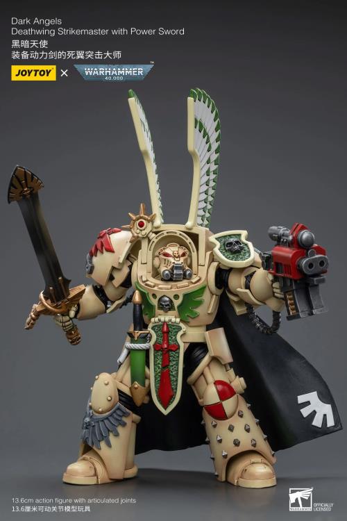 JOYTOY Warhammer 40K Dark Angels Deathwing Strikemaster with Power Sword JT9169