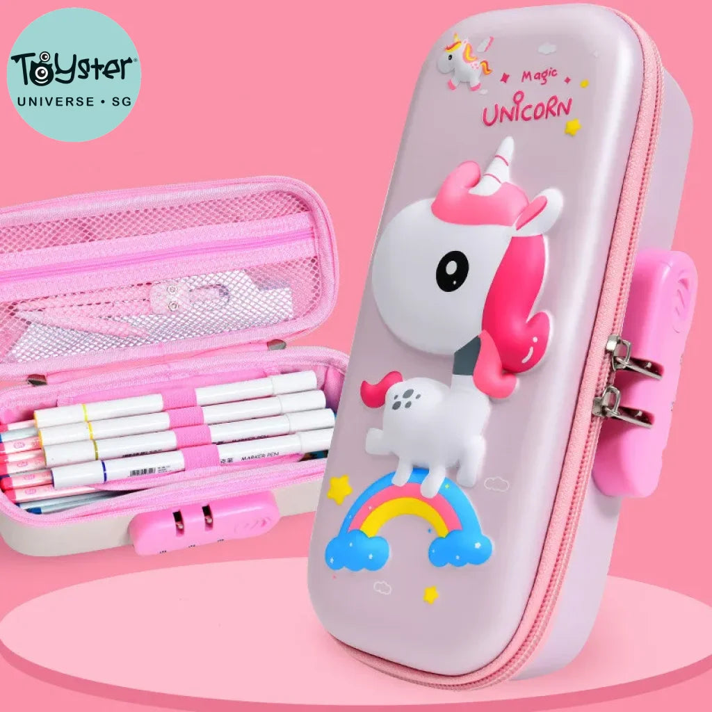 3D Eva Pen Case Password Lock Pencil