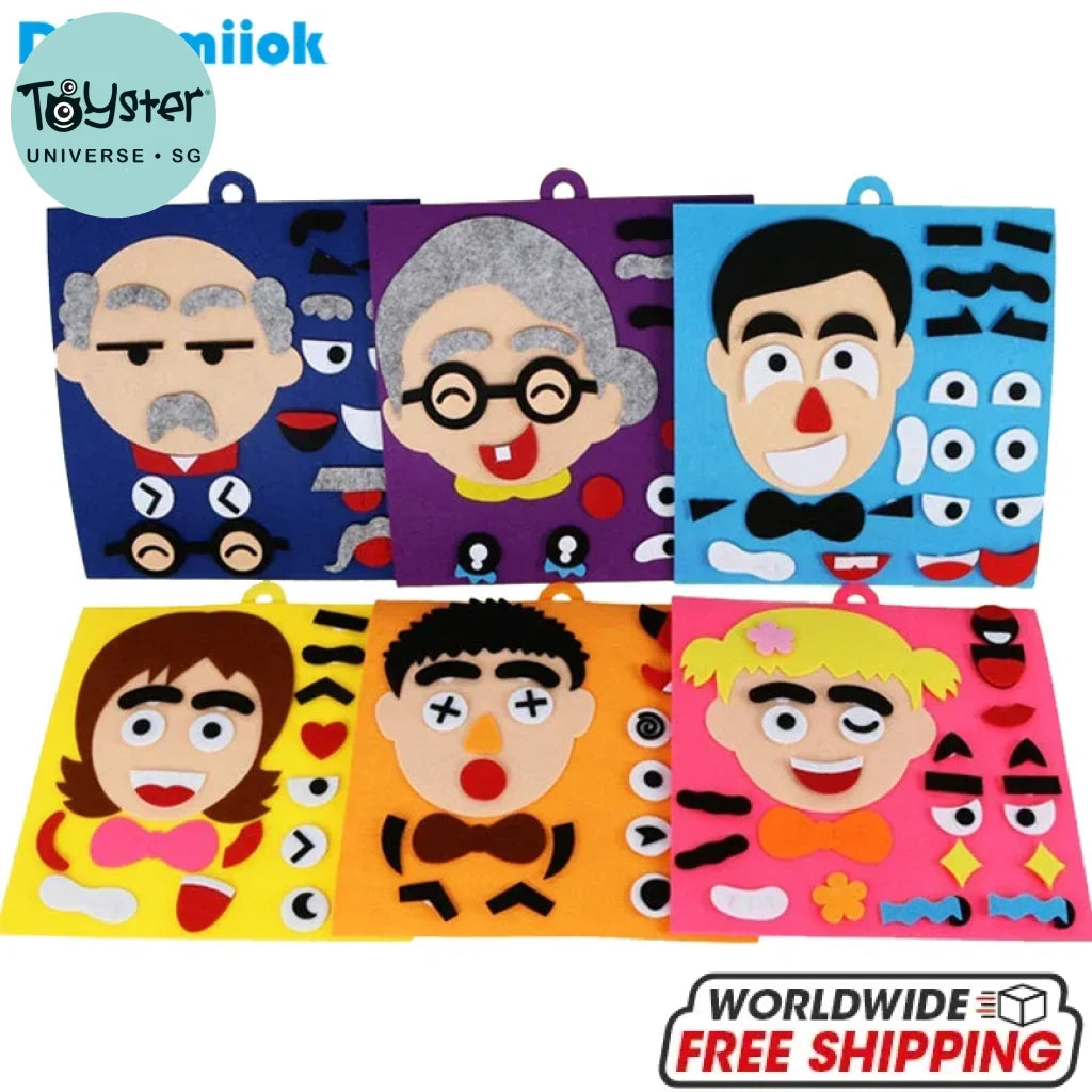 3D Facial Expression Game Learning Toys For Kids