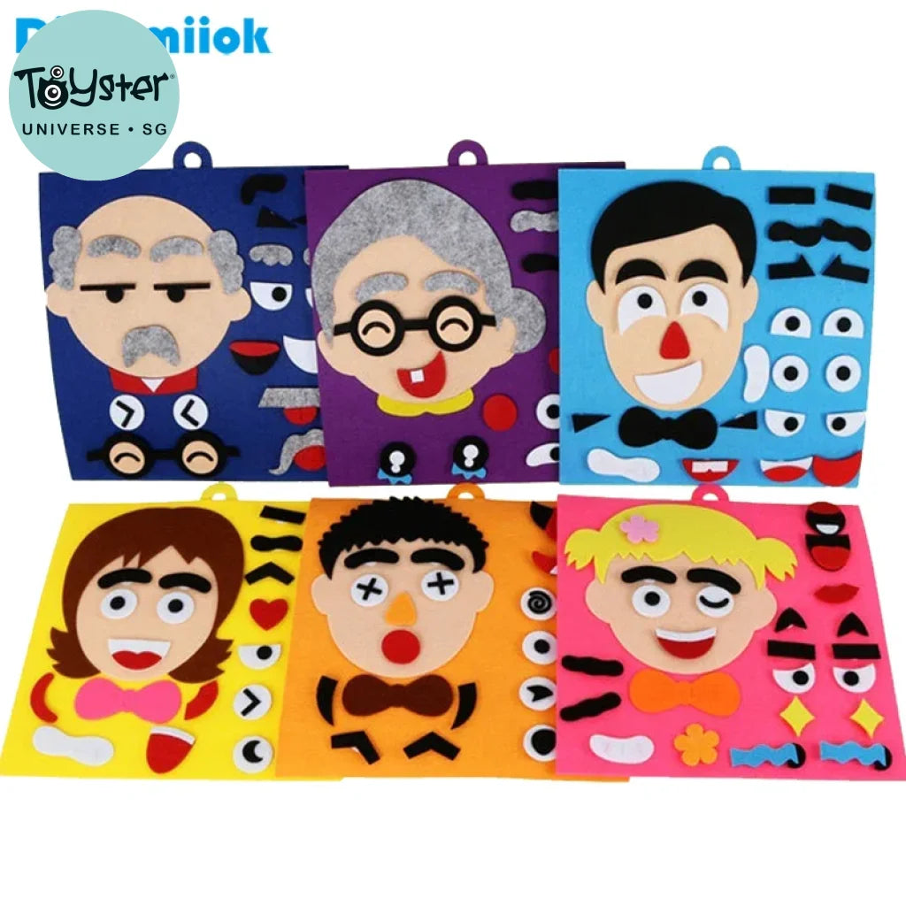 3D Facial Expression Game Learning Toys For Kids