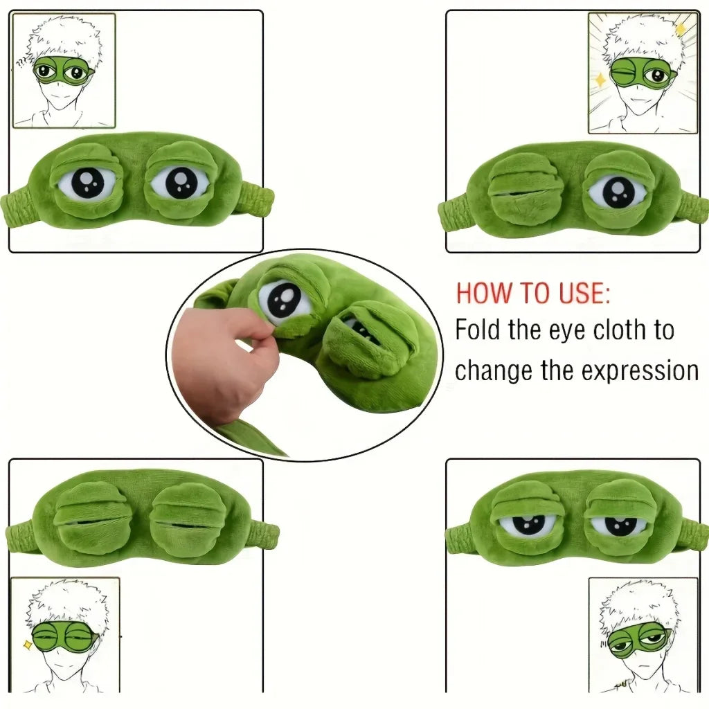 3D Frog Sleep Mask