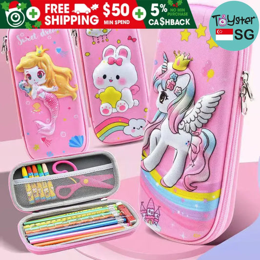 3D Kawaii Pencil Case Eva Large Capacity Waterproof