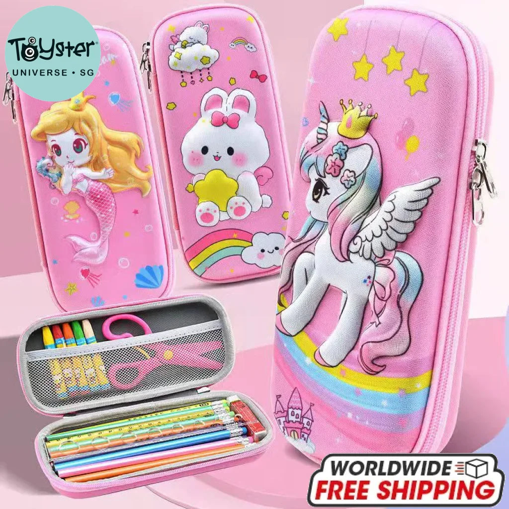 3D Kawaii Pencil Case Eva Large Capacity Waterproof