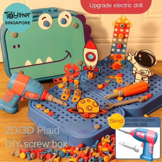 3D Puzzle Tool Toys Dinosaur Simulation