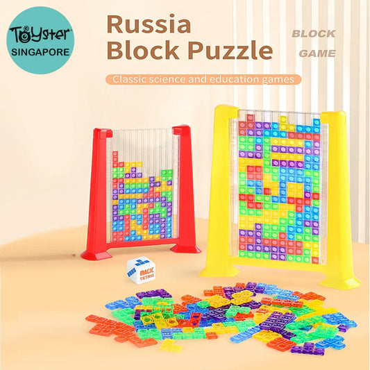 3D Tetris Colorful Building Blocks Changeable Puzzle