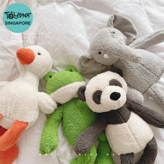 40Cm Soft Toy Fluffy Long-Legged Frog Panda Elephant Chick