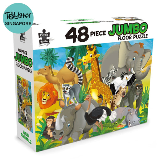 48 Piece Jumbo Floor Puzzle Wild Animals Master