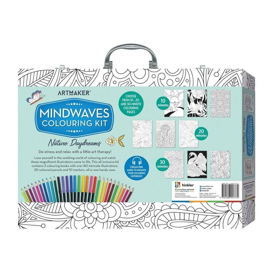 Hinkler Art Maker Mindwaves Colouring Kit