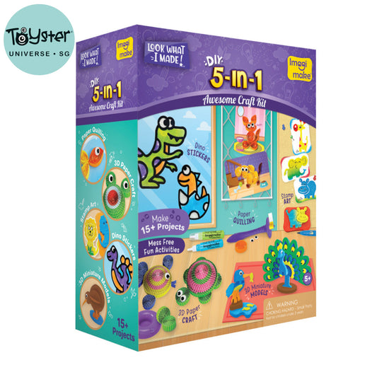 5 in 1 Awesome Craft Kit - Arts & Crafts