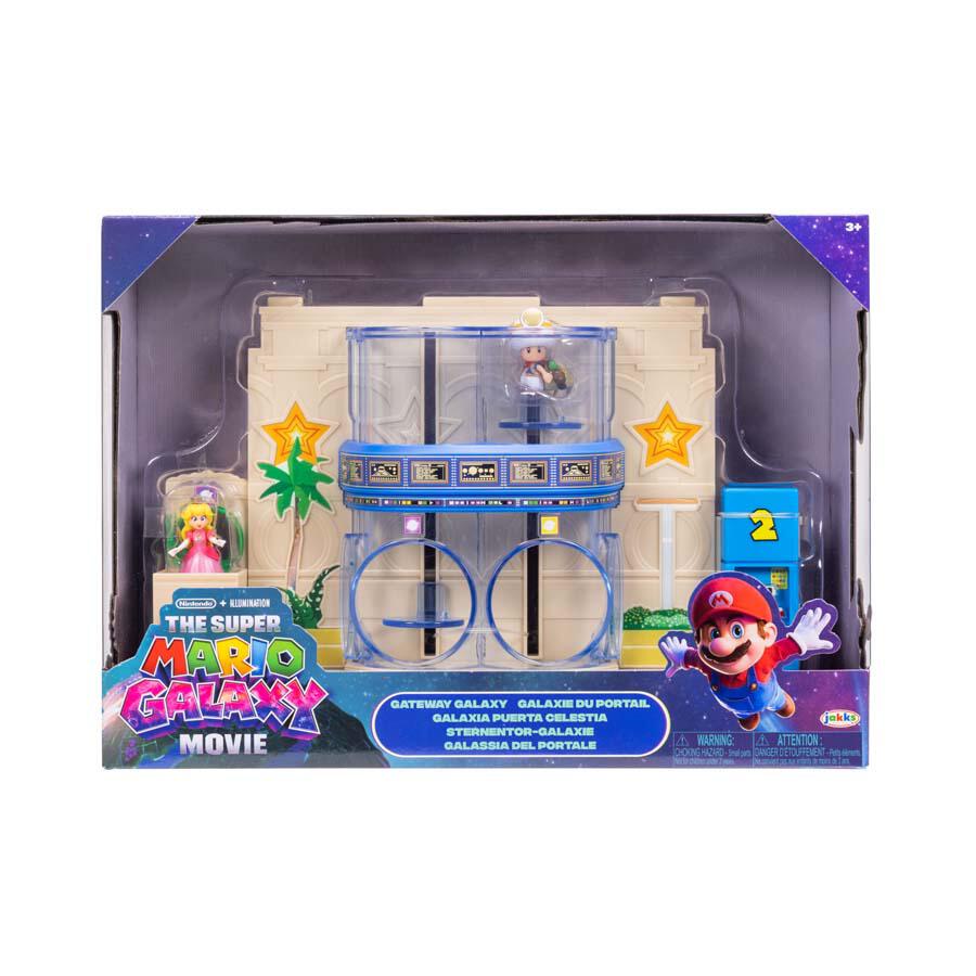 The Super Mario Galaxy Movie Gateway Galaxy Diorama Set - Nintendo