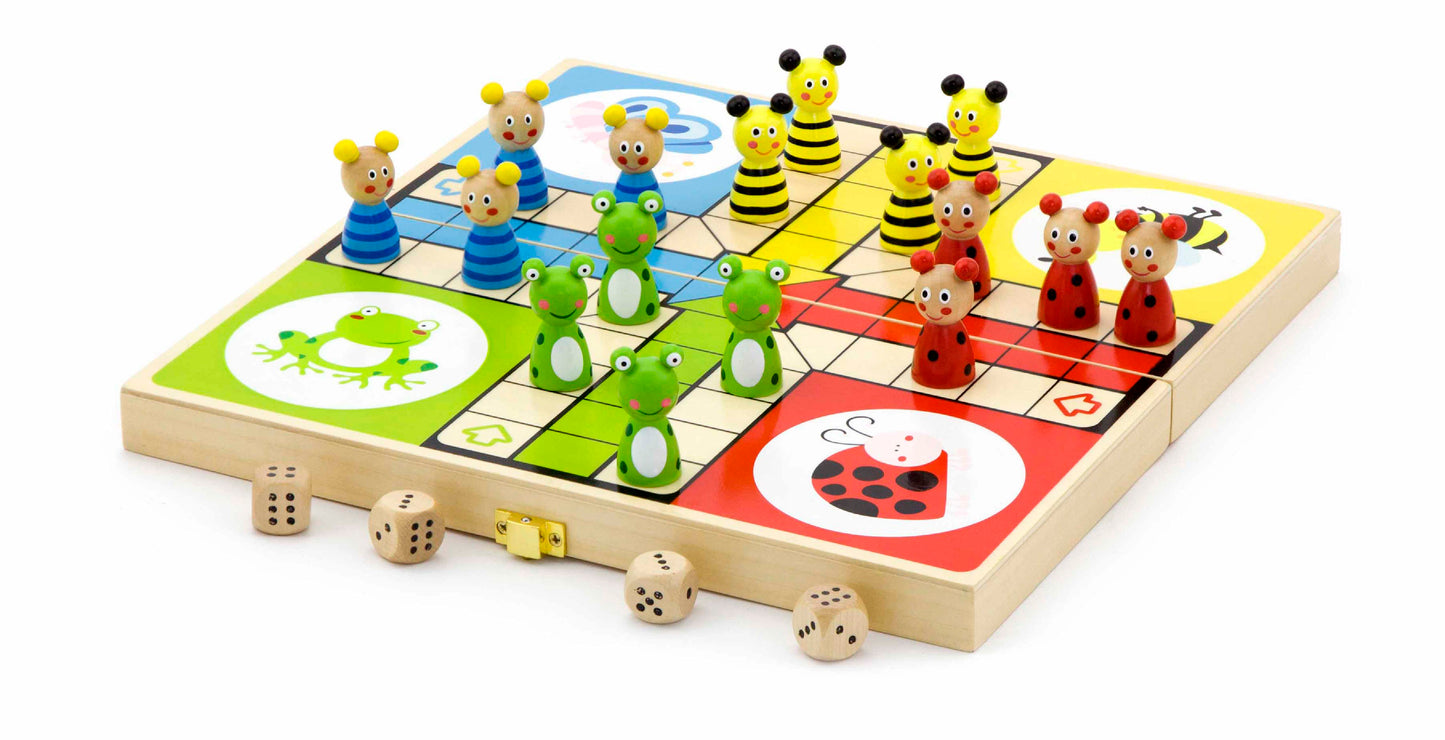 VIGA Wooden Ludo Board Game