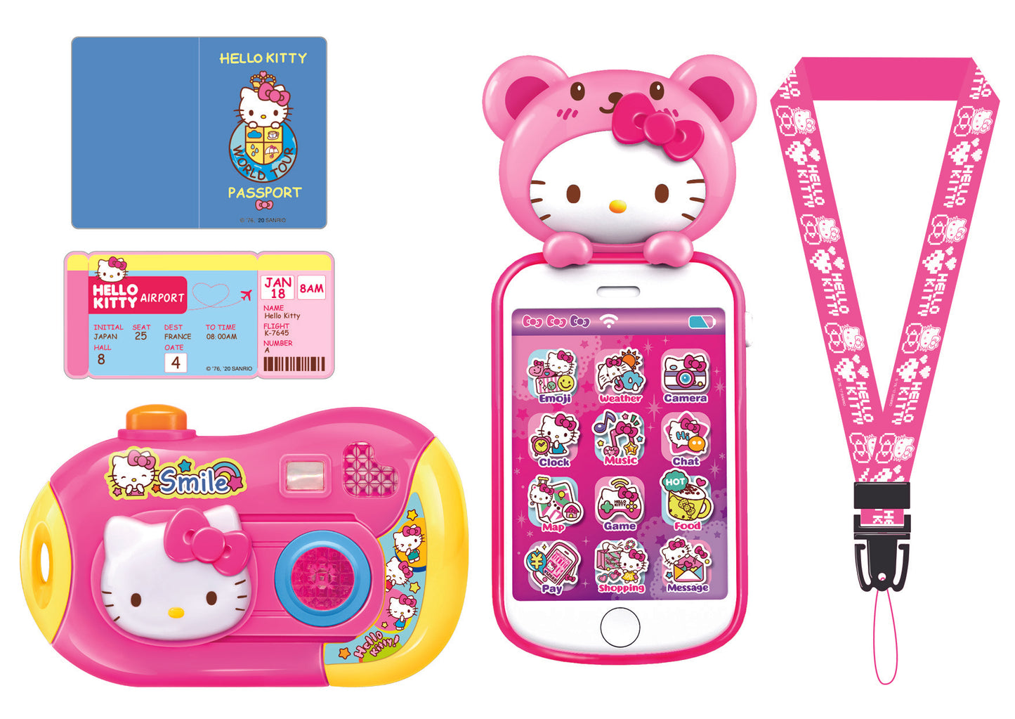 Hello Kitty Travel Essentials Playset